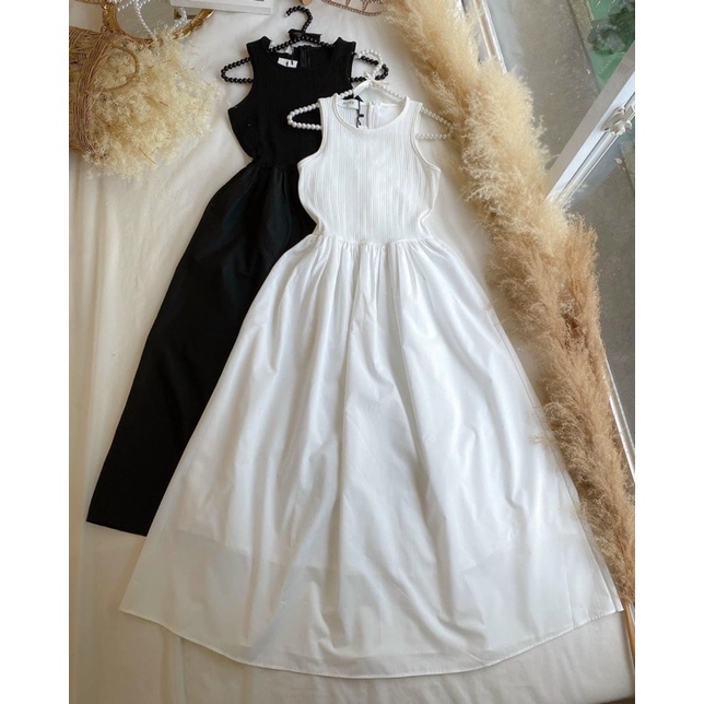 đầm sát nách dáng xòe taobao - đầm ba lỗ xòe - CarotShop