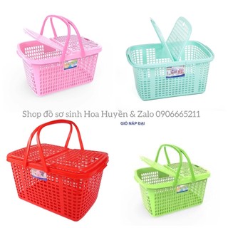 Giỏ nhựa đựng đồ đi sinh cho mẹ và bé Hiệu Duy Tân Size Đại