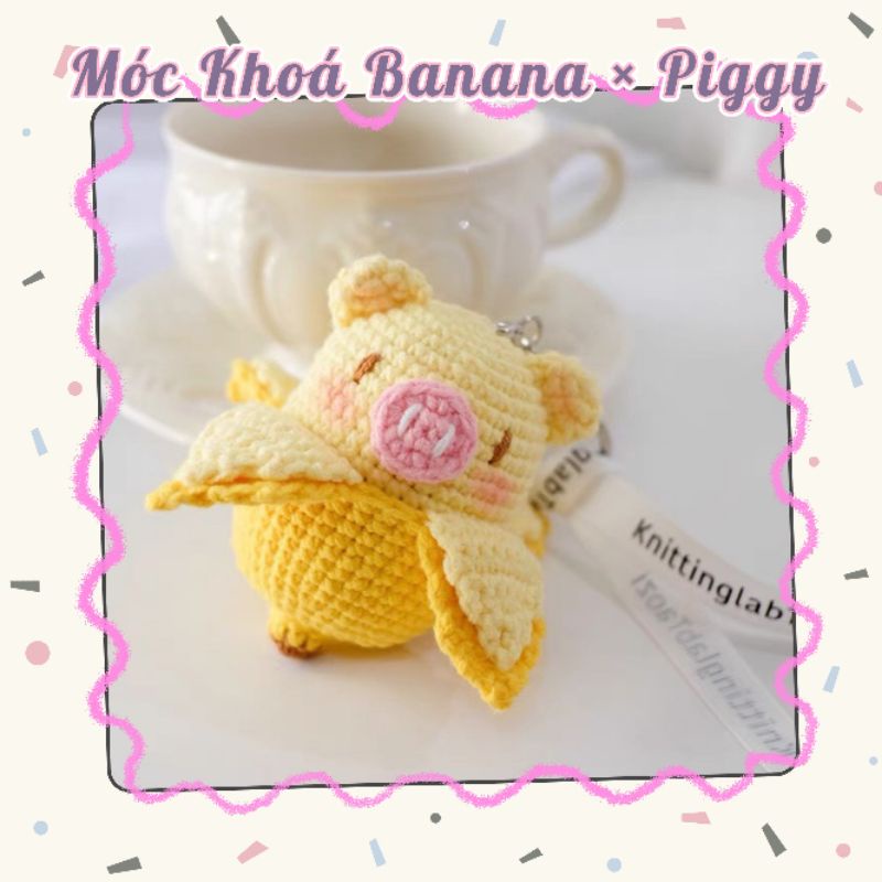 Móc Khoá Chuối + Heo