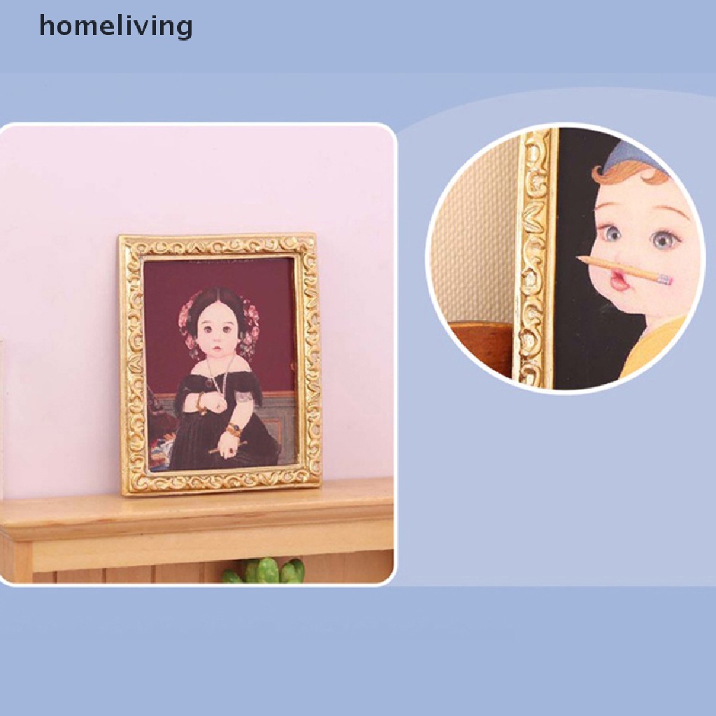 Mô Hình Khung Ảnh Mini 1: 12 Ob11 Tự Trang Trí Nhà Búp Bê