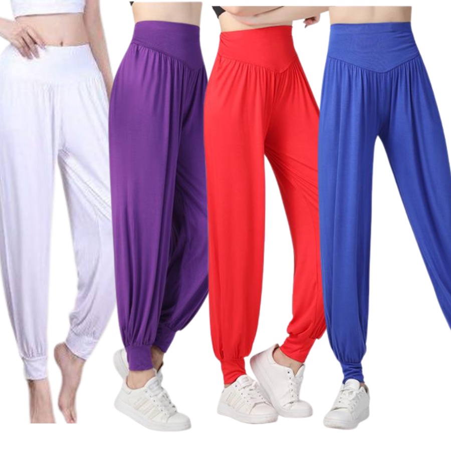 Quần yoga alibaba chất cotton lạnh