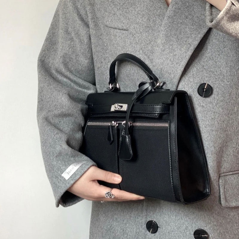 Túi Đeo Chéo Kylie mini Bằng Vải Bạt Cao Cấp Hợp Thời Trang Túi xách,  túi đeo vai（Hết hàng）