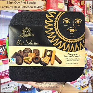 Bánh quy phủ socola henry lambertz best selection 1040g | bánh mặt trời nhập khẩu từ đức