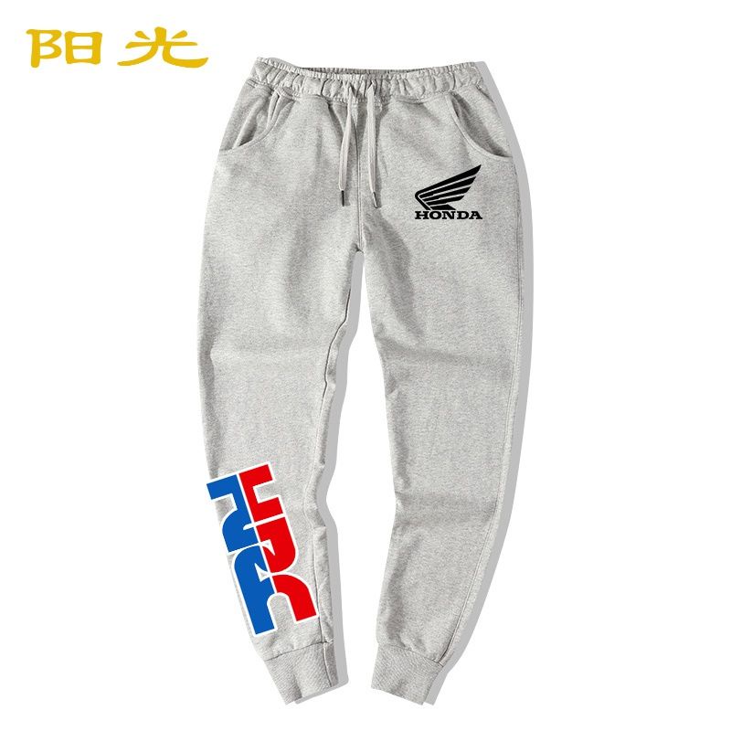 HONDA Hàng Có Sẵn-Quần Thể Thao Dáng Rộng Hình Cánh Vàng HRC Thời Trang Thu Đông Đi Xe Máy Giản Dị Cho Nam Và Nữ