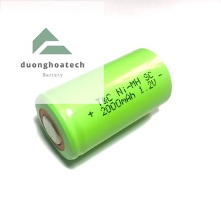 Pin sạc dùng cho máy khoan ni-mh sc 1.2v 2000mah
