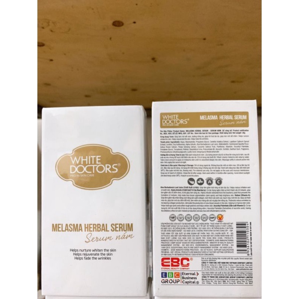SERUM LÀM MỜ SẠCH NÁM WHITE DOCTOR 30G GIÁ GỐC 580K