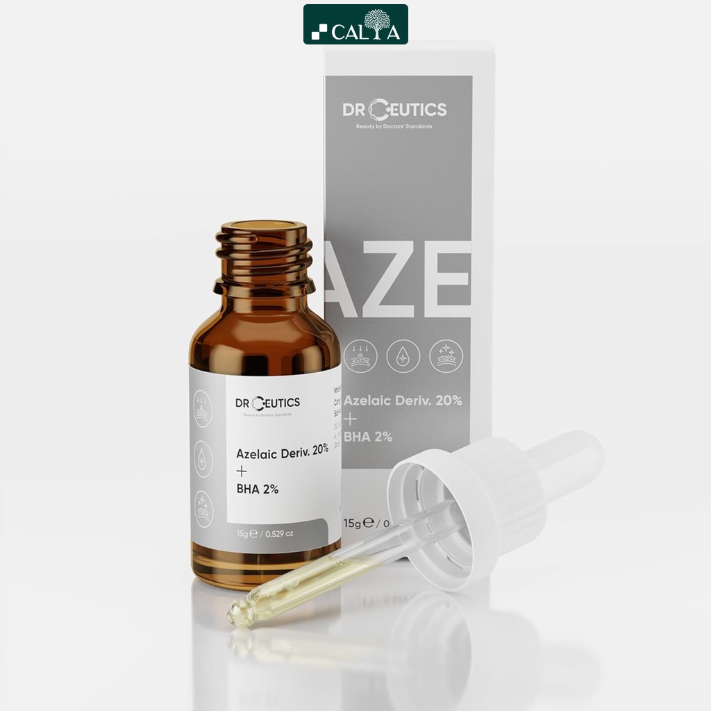 Tinh Chất Serum DrCeutics Azelaic Deriv 20% Và BHA 2% Làm Sạch Mụn, Mờ Thâm 15g