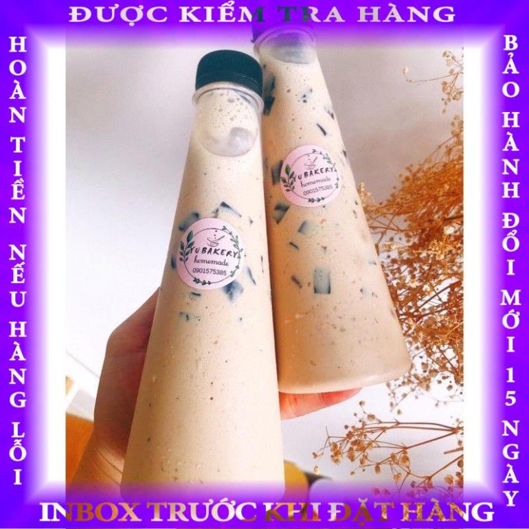 ( Giá Sỉ) Chai Nhựa Tam Giác Đựng Trà Sữa 330ml - Chai Hình Tháp phanvien
