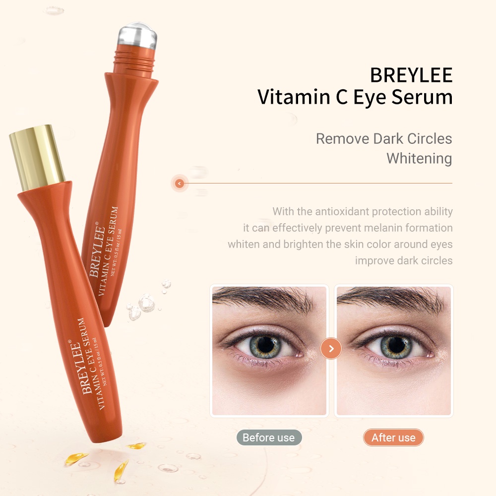 Serum Dưỡng Da Mắt BREYLEE Vitamin C 0.5floz/15ml