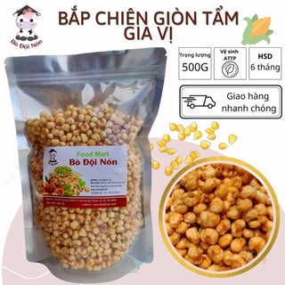 500Gr Bắp Chiên Giòn Tẩm Gia Vị | Bò Đội Nón Shop