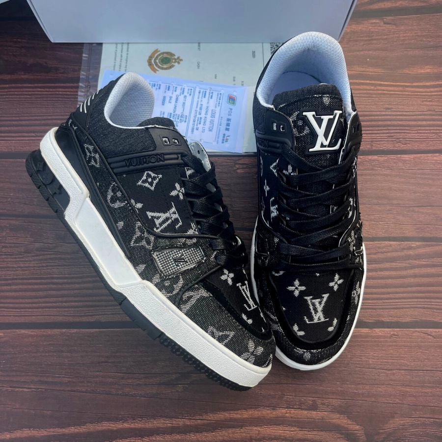 Giày sneaker LV Trainer hàng QCCC