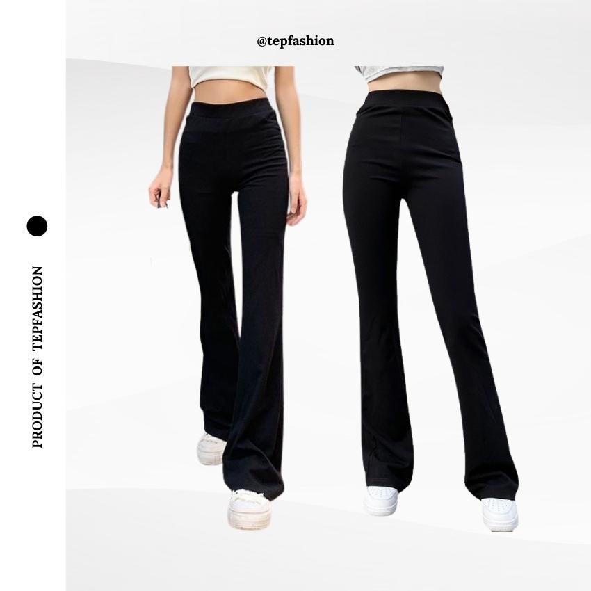 Quần Ống Loe Cạp Cao Dài Tôn Dáng Tep Fashion - QL002