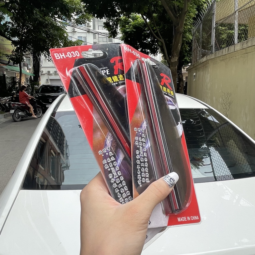 Vè Che Mưa Gương Chiếu Hậu Xe Hơi Chống Bám Nước kèm băng keo chuyên dụng