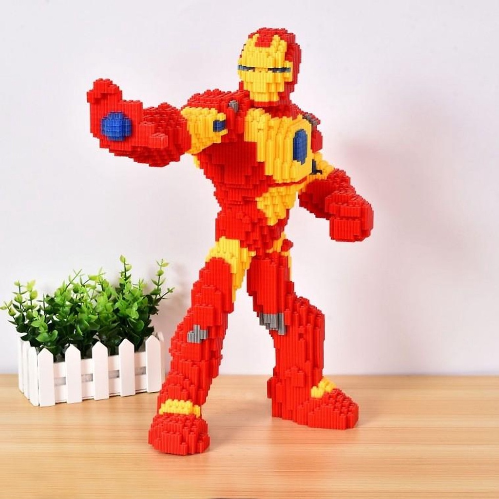 Lego 3D Magic Block DUZ - Mô Hình Lego Iron Man - Avenger