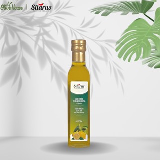 Dầu Olive Nguyên chất (Extra Virgin) Vị Chanh 250ml - thương hiệu Silarus Nhập khẩu từ Ý