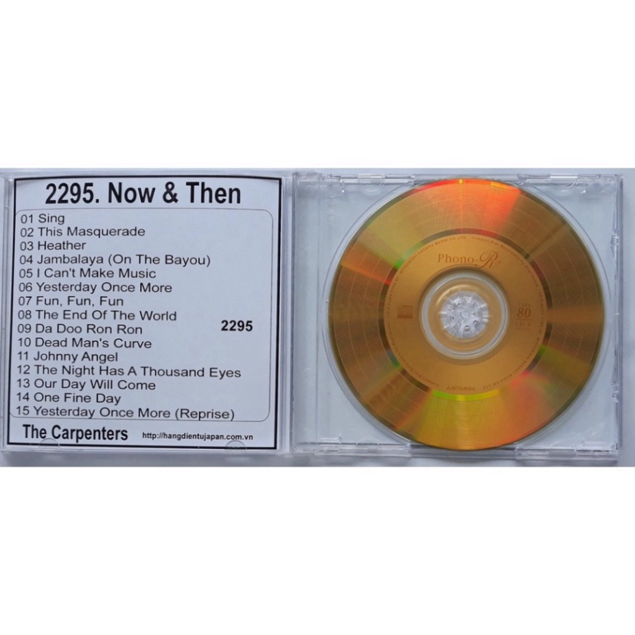 Bộ 4 CD nhóm nhạc Carpenters ( 2292 - 2295 )0