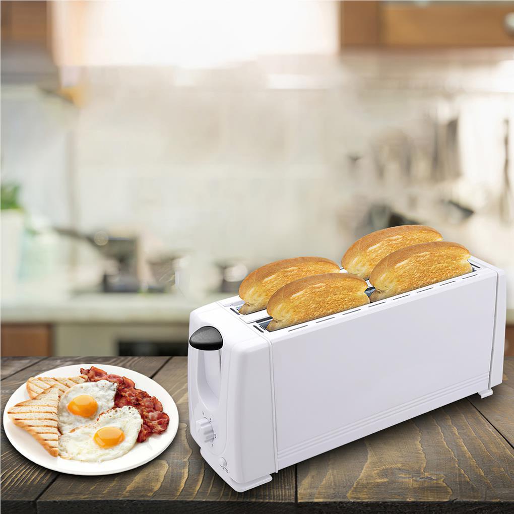 Máy Nướng Bánh Mì 4 Ngăn 1200W 6 Cấp Độ Chuyên Dụng