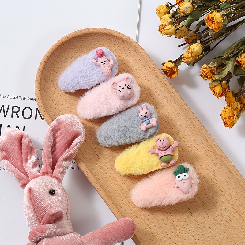 Kẹp Tóc Hình Trái Cây Hoạt Hình Xinh Xắn Cho Bé Gái