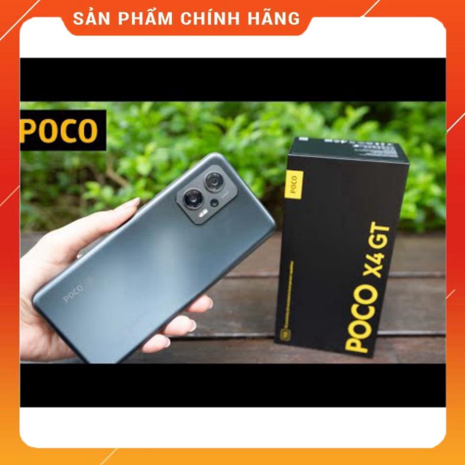 Điện thoại Xiaomi POCO X4 GT  cấu hình cực bá đạo với chip Dimensity 8100, pin 5.080 mAh