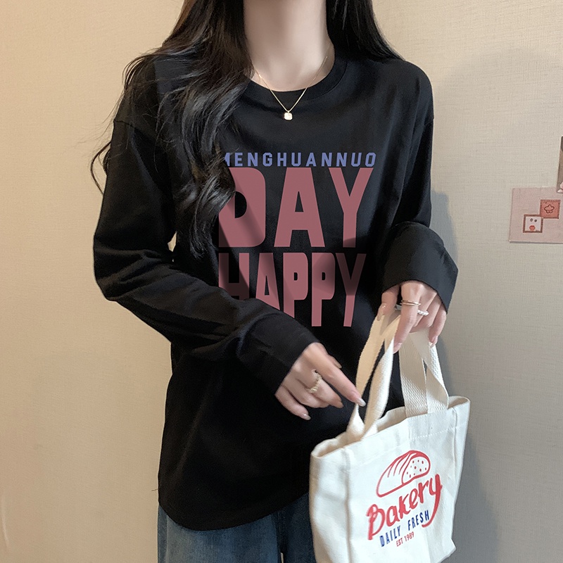 NRVP Áo Thun Nữ Dài Tay Thời Trang Hàn Quốc 2023