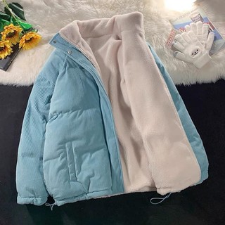 Áo khoác lót lông cừu mặc được 2 lớp,hàng unisex nam nữ đều mặc được,áo couple siêu cute, áo giữ nhiệt siêu ấm