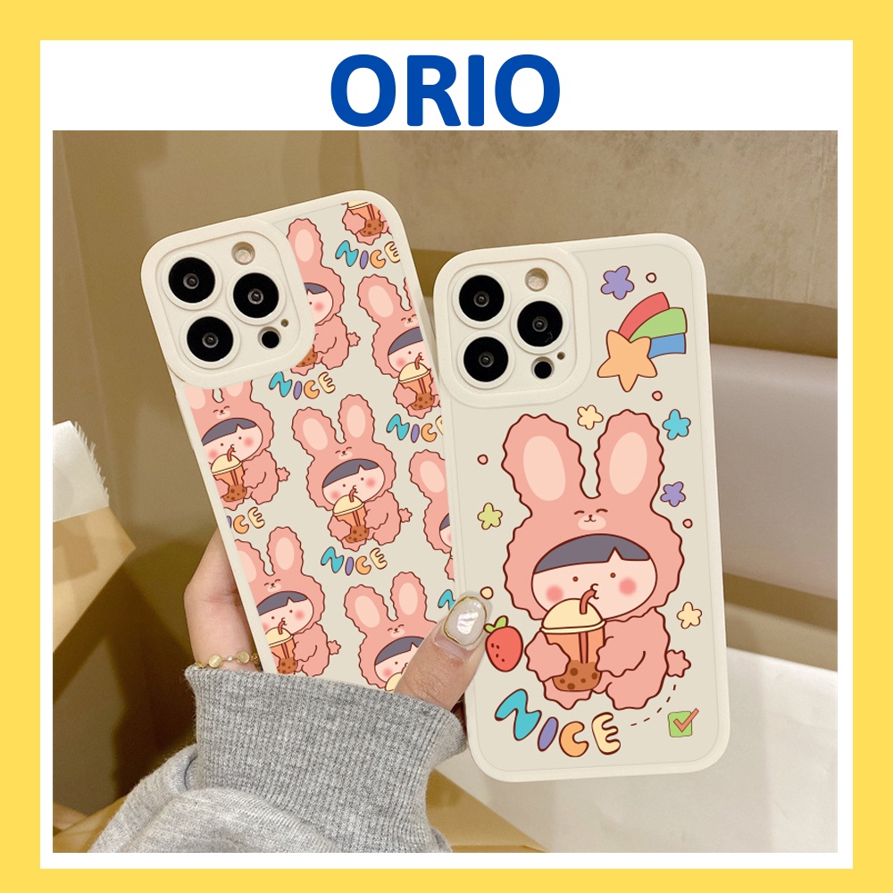 Ốp lưng iphone Pink Punny cạnh vuông 6/6plus/6s/6splus/7/7plus/8/8plus/x/xr/xs/11/12/13/14/pro/max/plus/promax - ORIO