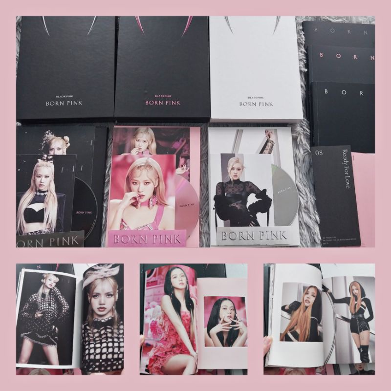 ALBUM BLACKPINK BORN PINK không photocard off hộp quà văn phòng phẩm