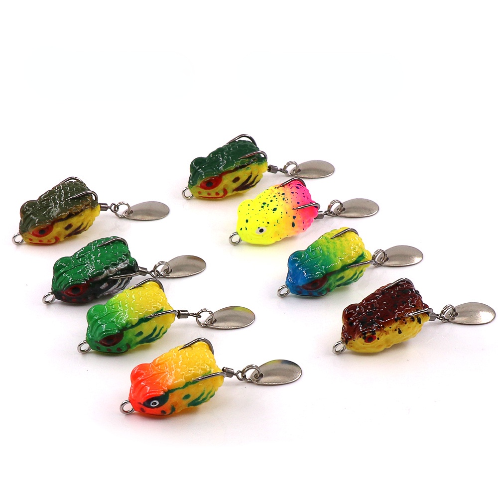 Mồi giả Mồi Câu Cá Giả Hình Con Ếch 2.5cm 3g / 3cm 4.2g Super Frog Lure Mồi giả câu cá lóc FATRENDCB
