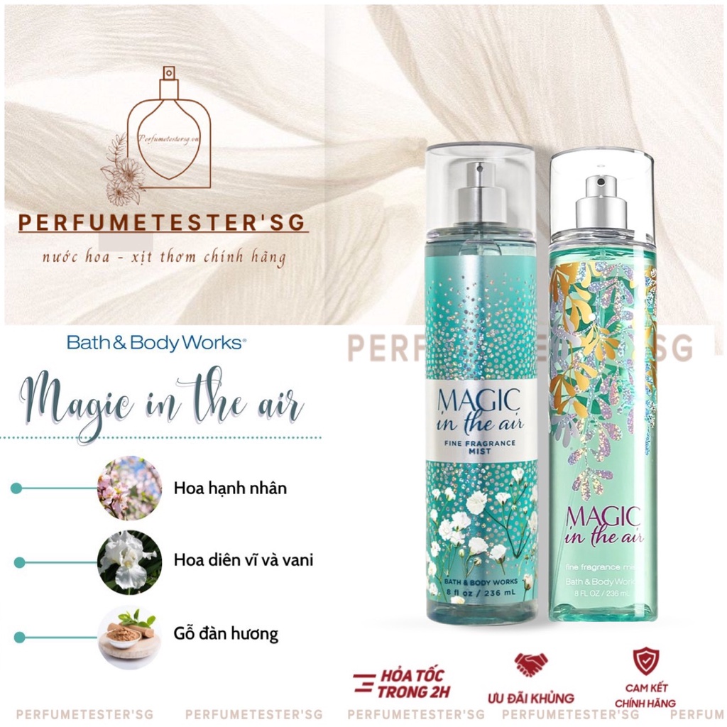 Xịt thơm Bath and Body Works Magic In The Air -perfumetester