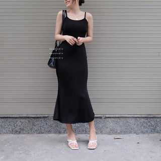 Đầm thun dây đuôi cá