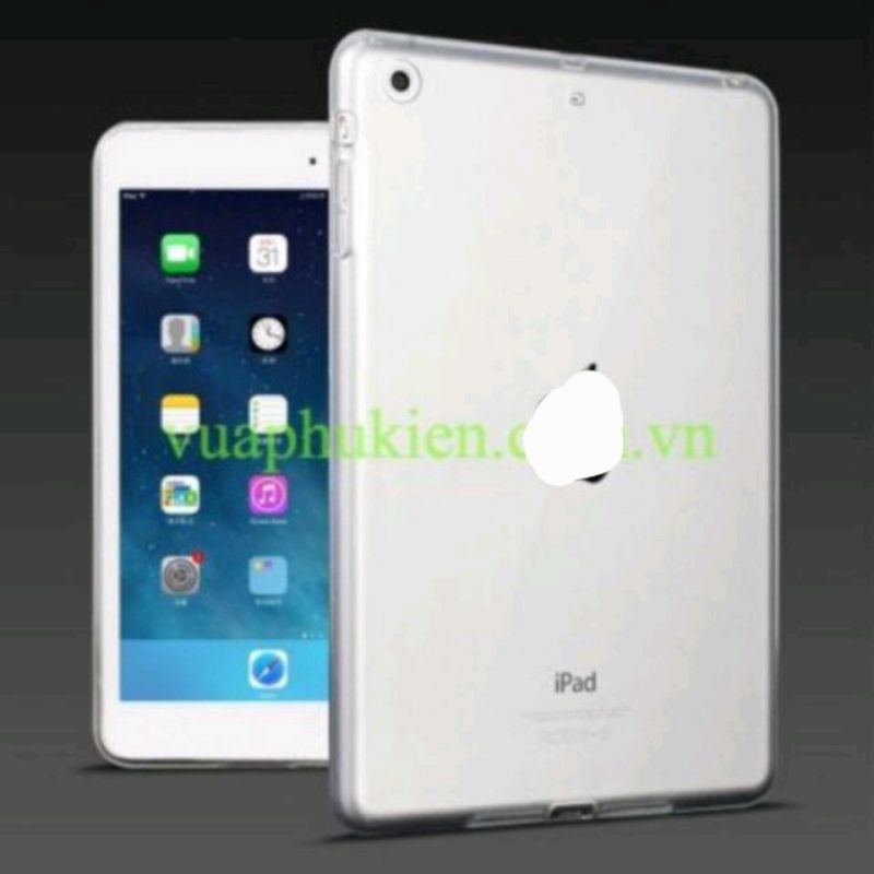 Ốp lưng dẻo cho ipad MiNi 5 silicon trong suốt hàng cao cấp