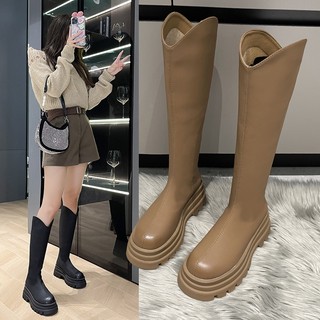 ❤️meimeitao giày bốt nữ thiết kế đơn giản thanh lịch dễ phối đồ