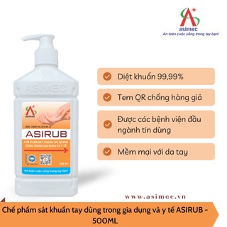 Nước rửa tay khô asirub 500ml