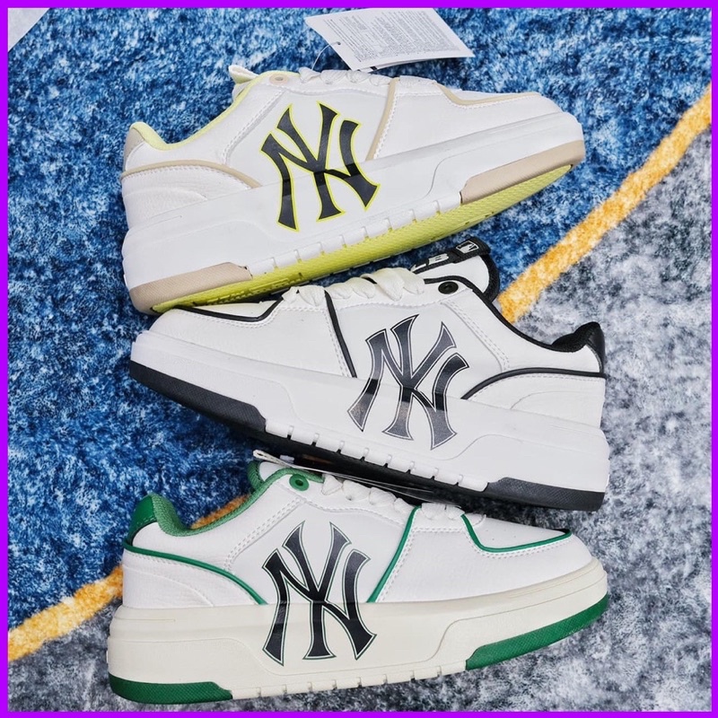 Giày Thể Thao MLB Chunky_Liner_New_York_Yankees ‘White Green’ 50GNS Bản Chuẩn Trung