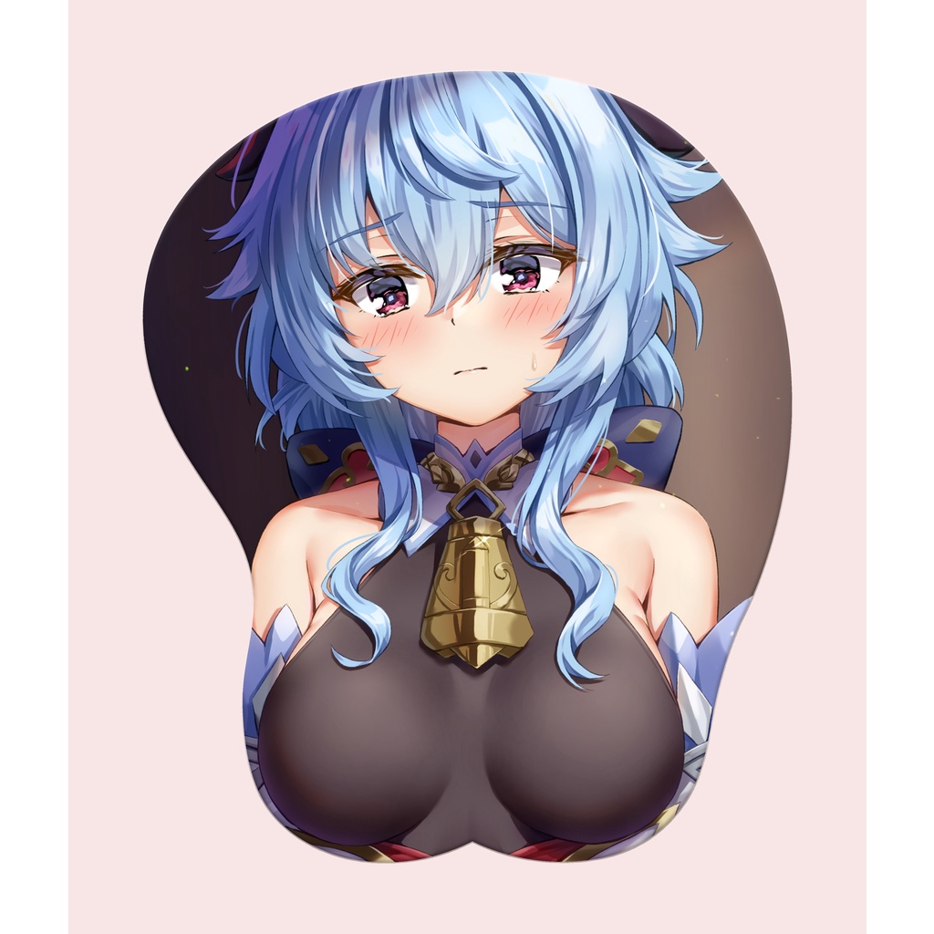 Genshin Impact 3D Mouse Pad Pretty Derby Anime FATE New Azur Lane 3D Tohsaka Rin RE0 ACGN Raiden Shogun shadow Game Keqing Soft Pad Tifa Lockhart Custom The Quintessential Quintuplets Beauty Kitagawa Marin NieR:Automata