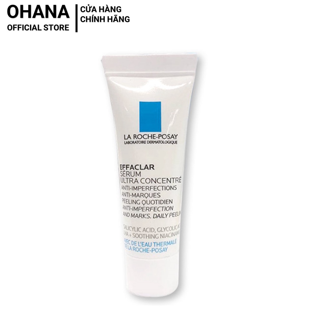 Tinh Chất Giảm mụn, Giảm Thâm, Thu Nhỏ Lỗ Chân Lông La Roche-Posay Effaclar Serum 3ml