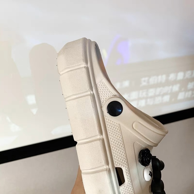 Dép Cross độn đế nữ 5cm siêu nhẹ kèm Sticker dễ thương