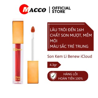Son Kem Lì Hàn Quốc Benew Icloud Velvet Lip Tint - Hàng Chính Hãng - Mềm Môi Lâu Trôi