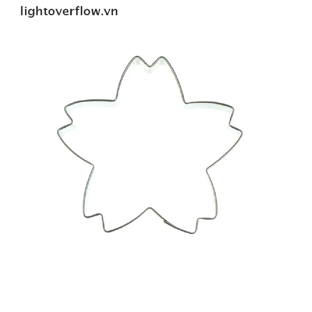 Khuôn Cắt Bánh Quy Bằng Thép Không Gỉ Hình Hoa Anh Đào