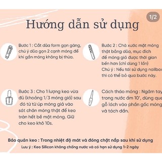 nailbox thiết kế đính đá lấp lánh và charm