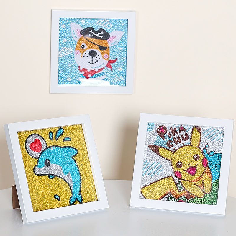 Bộ Đồ Chơi Dán Túi Xách Đính Đá Thủ Công Giáo Dục Sớm Dành Cho Bé Gái