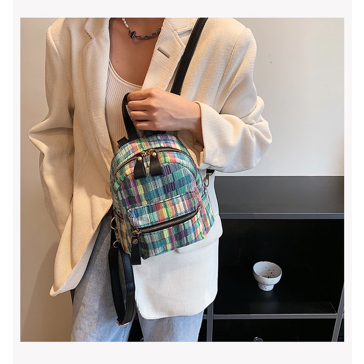 Ba Lô JASMIN NOIR Vải Canvas Thiết Kế Đơn Giản Thời Trang Xinh Xắn Cho Nữ