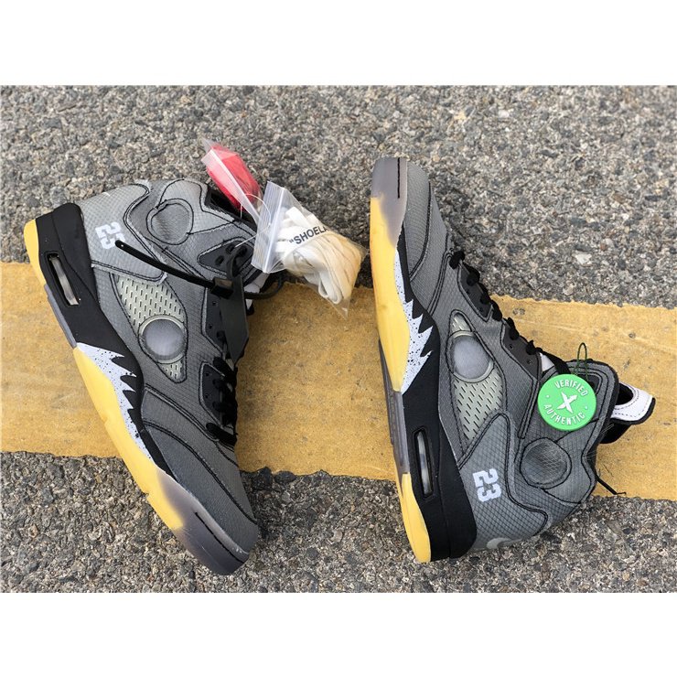 Giày Thể Thao off-white air jordan 5 muslin Thời Trang 2020 9euj