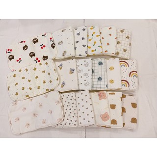 Gối xô muslin sơ sinh bunny ruột bông tự nhiên