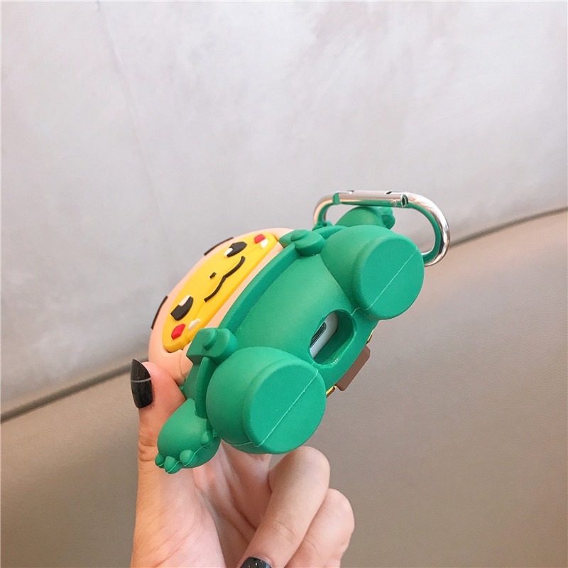 Vỏ Bảo Vệ Hộp Sạc Tai Nghe Airpods Pro 2 3 1 Bằng Silicon Họa Tiết Hoạt Hình Pikachu Pokemon Dễ Thương