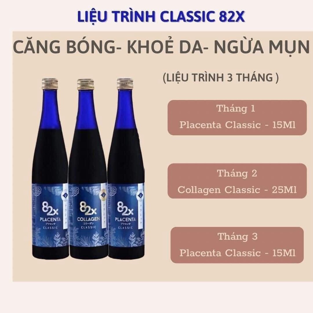 Nước Uống Collagen 82X Sakura Premium & Placenta 82X Sakura Premium 500ml