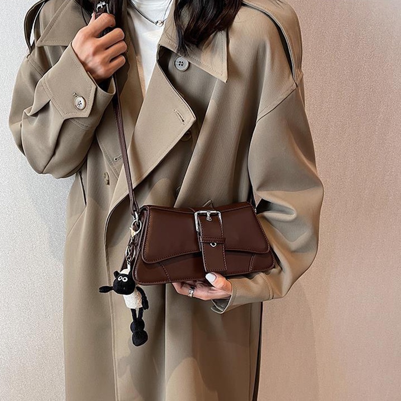 Ielgy Túi Đeo Chéo Vuông Nhỏ Đa Năng Phong Cách retro Cao Cấp Cho Nữ