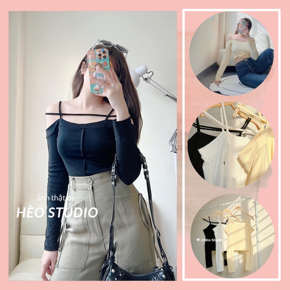 Áo Thun Tay Dài Jennie Hèo Studio (Ảnh Thật + Video)