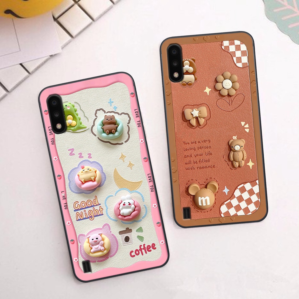 Ốp Samsung A01 / A02 / A70S / A90 in hình Good Night Coffee Hiệu Ứng 3D siêu hót