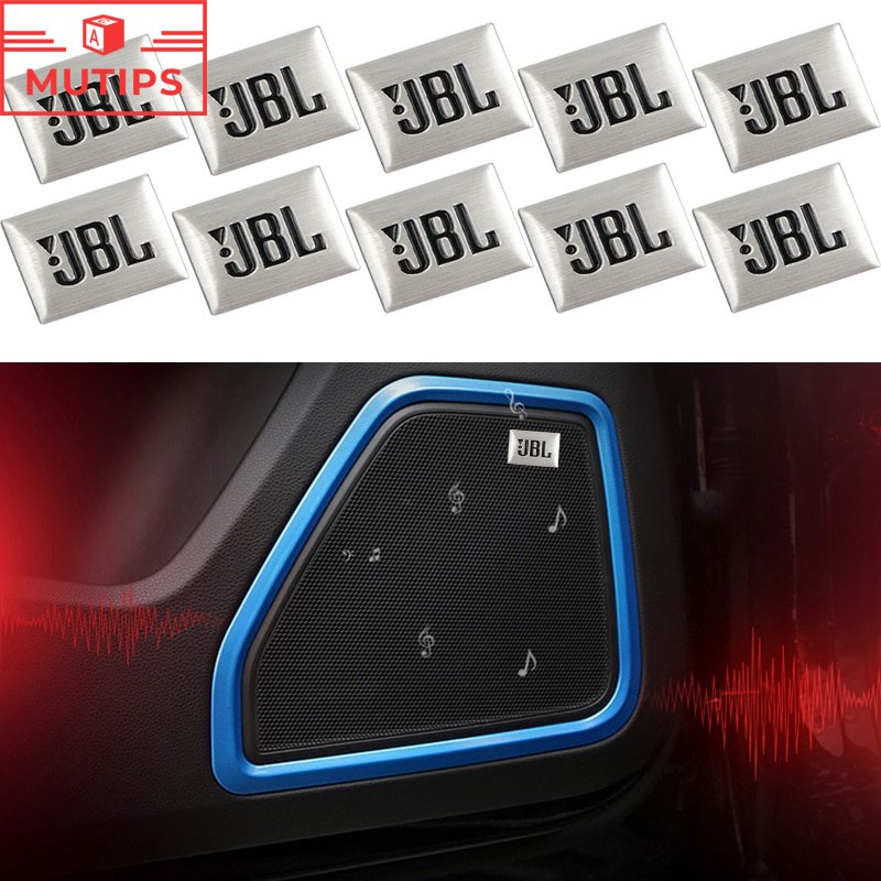 Bộ 6 MiếNg DáN Loa Mini JBL BằNg HợP Kim Cho 2012-2016 2017 2018 2019 2020 2021